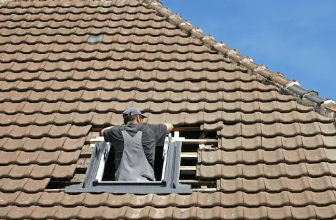 Pose de velux - Branne